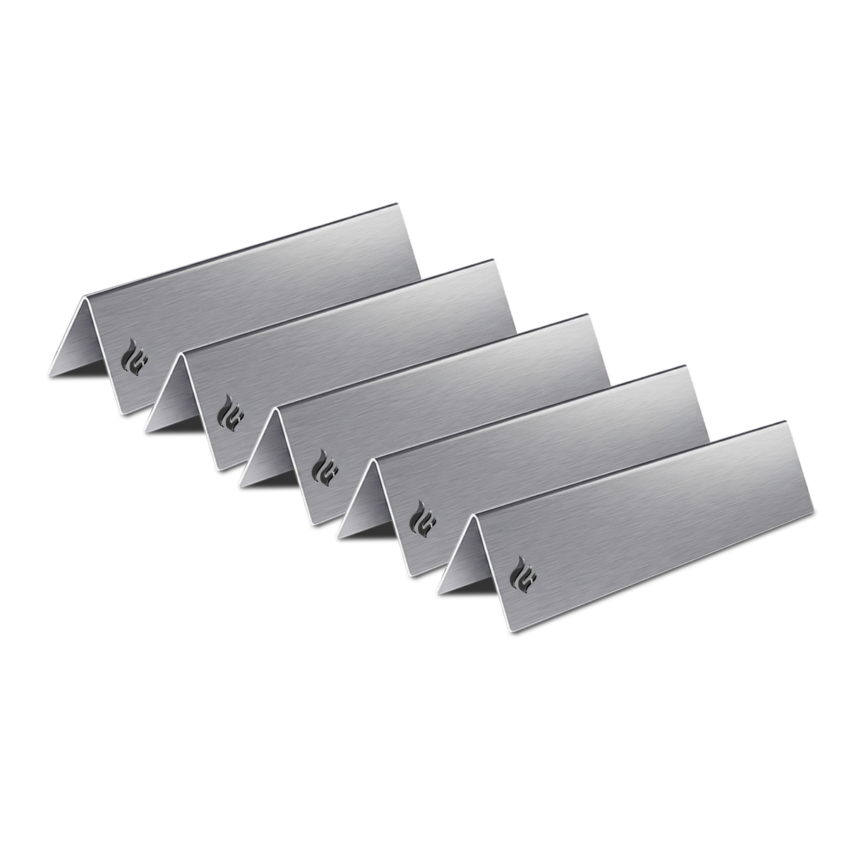 Flamara Aromaschienen für Weber Spirit 310, 320 und 330, 5er-Set aus 1,5 mm Edelstahl
